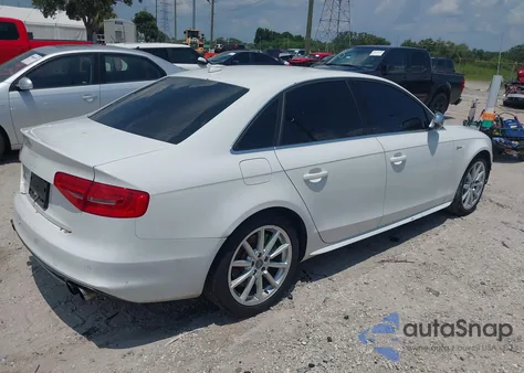 2013 Audi S4 3.0T Premium Plus z USA, uszkodzony, nr VIN WAUBGAFL9DA113714